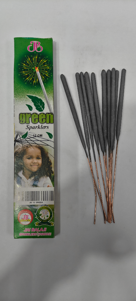 12CMGREENSPARKLERS
